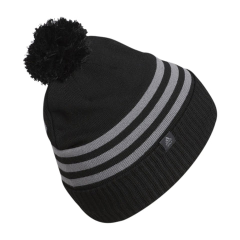 Beanie Font Schwarz/Weiß
