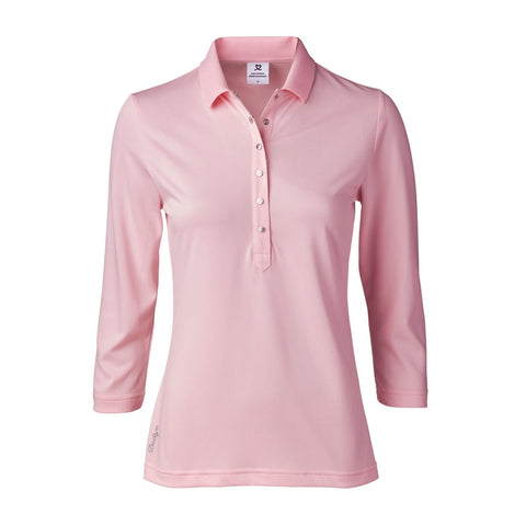 Mindy 3/4-Arm Damen Polo Rosa