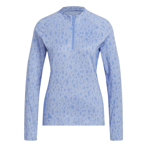 U365 Print Langarm-Poloshirt