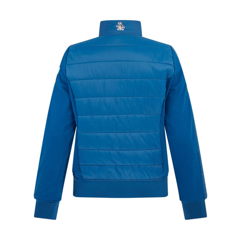 Mixed Media Puffer Golfjacke