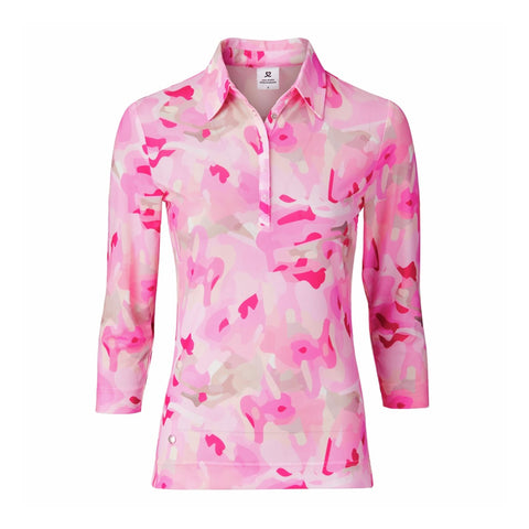 QuickDry Cammy Mesh 3/4-Sleeve Polo