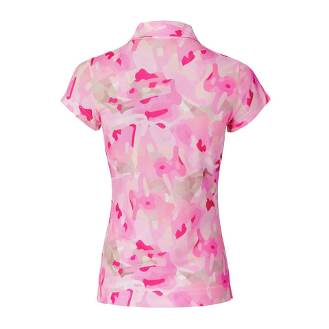 QuickDry Cammy Mesh Cap Sleeve Polo