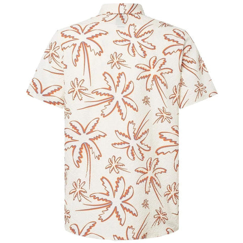 Deco Palms Button Down Poloshirt