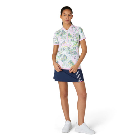 Groovy Pete Printed Zip Polo