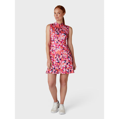 Geometric Floral Kleid