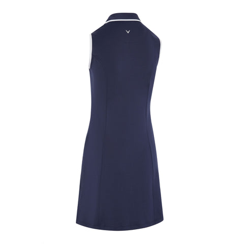 Sleeveless Snap Pla Kleid