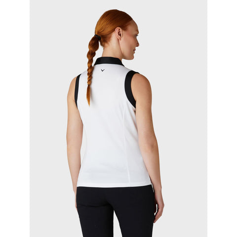 Sleeveless Colorblock Polo