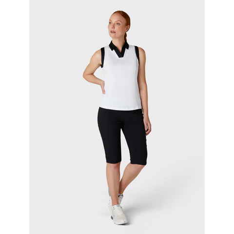 Sleeveless Colorblock Polo
