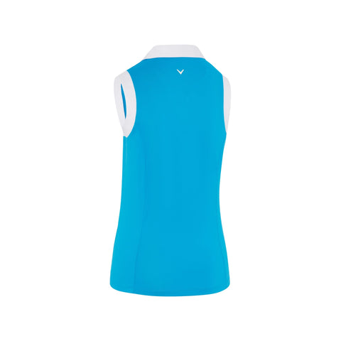 Sleeveless Colorblock Polo