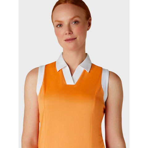 Sleeveless Colorblock Polo