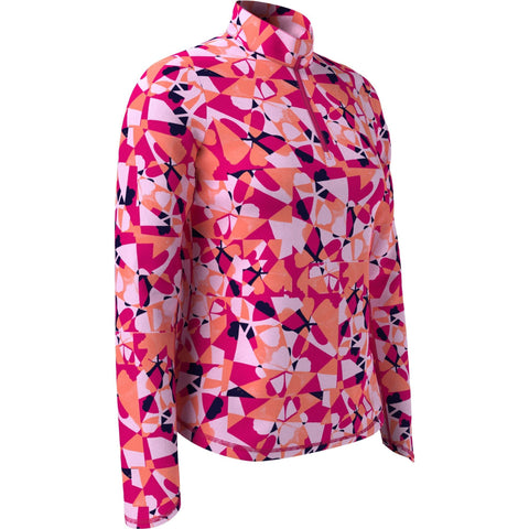 Geometric Floral Print Shirt