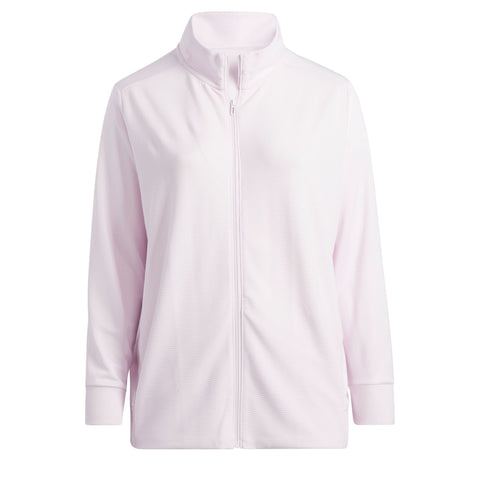W Texture Full Zip Jacke Almost Pink