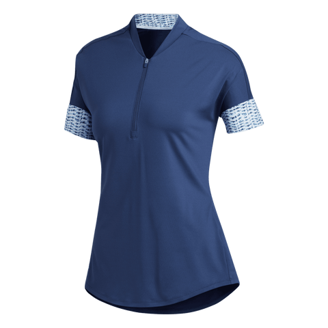 W Ultimate Printed SS Polo Indigo