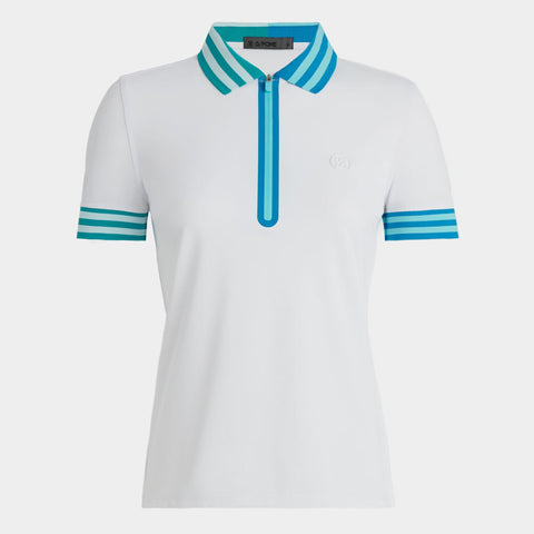 1/4 Zip Tech Pique Polo