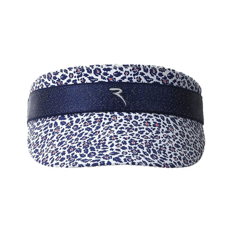 W Verta Visor Blau/Weiß Gemustert One Size