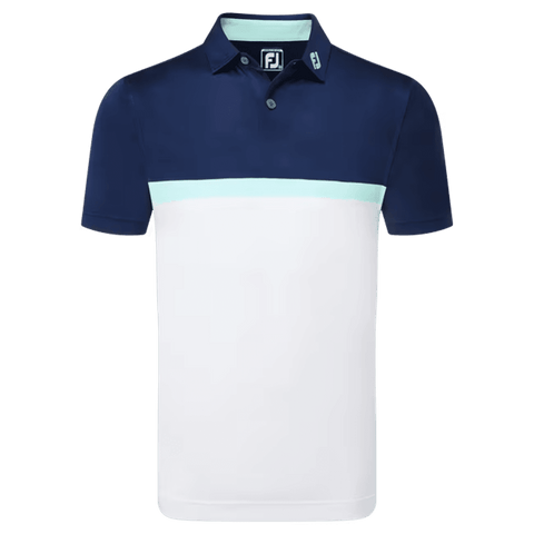 Footjoy Colour Block Lisle Polo Herren