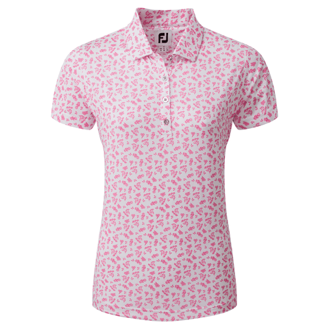 Floral Print Poloshirt