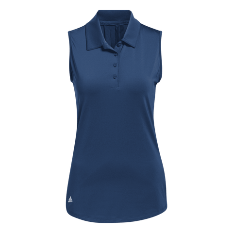 Solid Poloshirt ärmellos