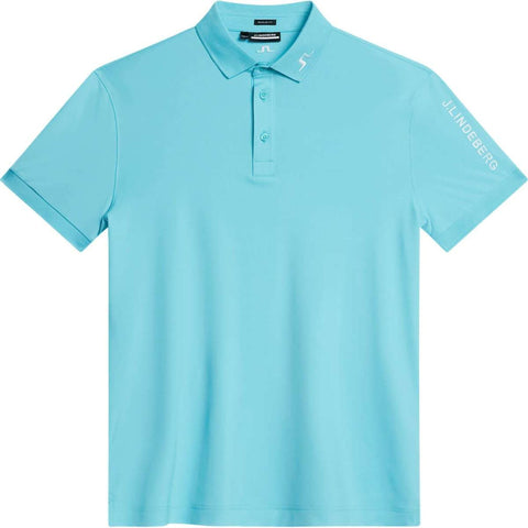 M Blake Slim Fit Golf Polo Enamel Blue