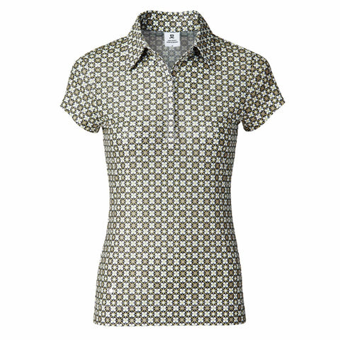 Daily Oron Mesh Polo Mustergelb