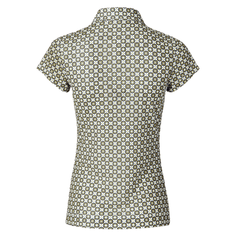 Daily Oron Mesh Polo Mustergelb