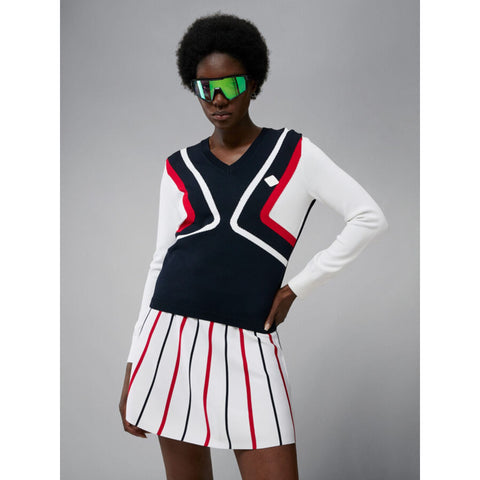 Celine Knitted Golf Sweater JL Navy Damen