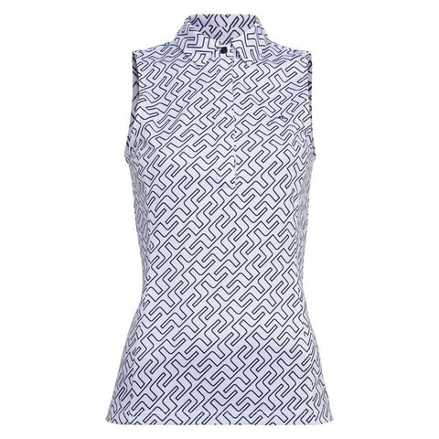 Dena Print Sleeveless Golf Top