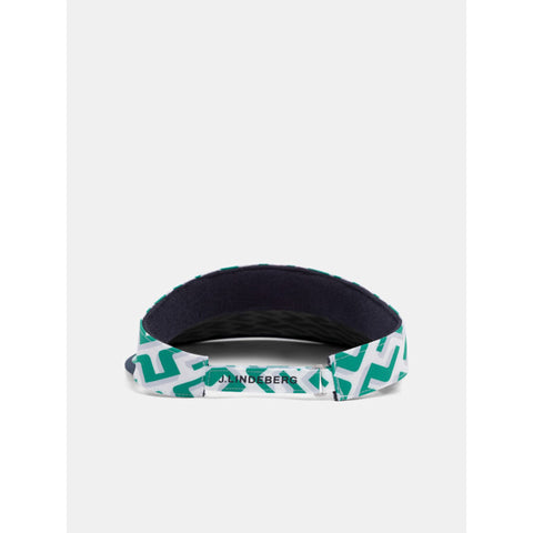 W Visor Golf Print Alba Green 3D Bridge Monogram