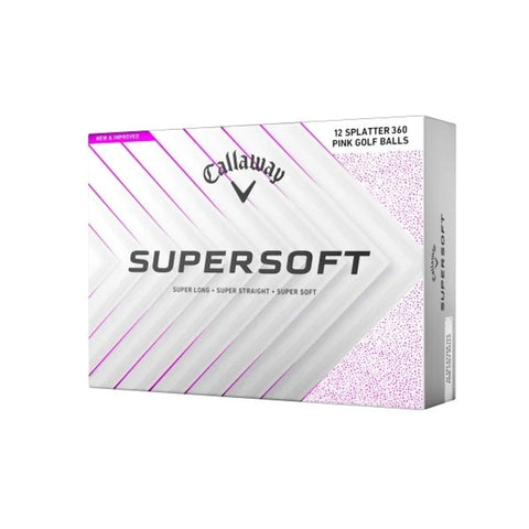 Supersoft 25 Splatter Golfbälle