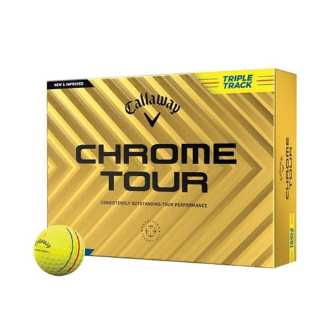 Chrome Soft Tour Triple Track (24) Golfbälle (12 Stück)