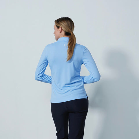 Peoria Ls Polo Shirt Belle Blue M