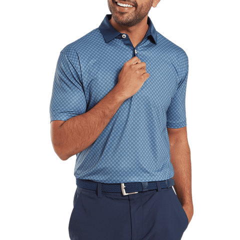 Checker Jacquard Polo Herren