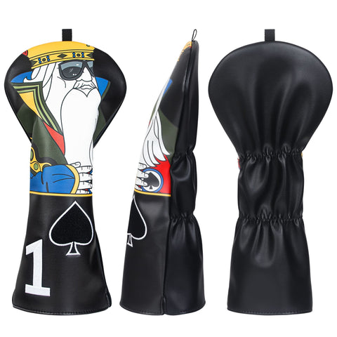 Spade Poker King Driver Headcover