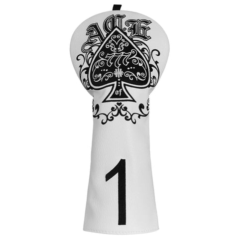 White Ace Driver Headcover