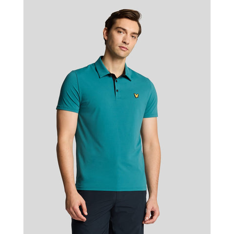 Contrast Placket Polo Shirt