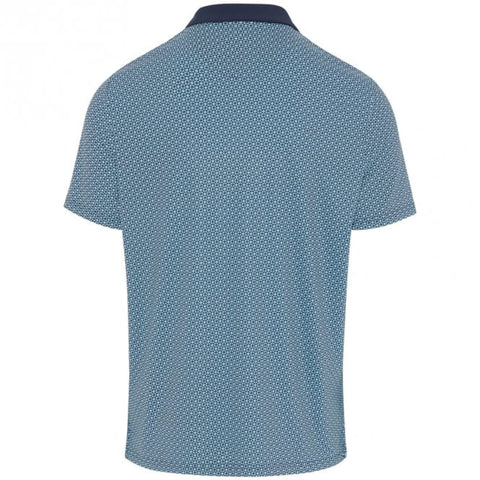 All-Over Retro Micro Floral Print Polo