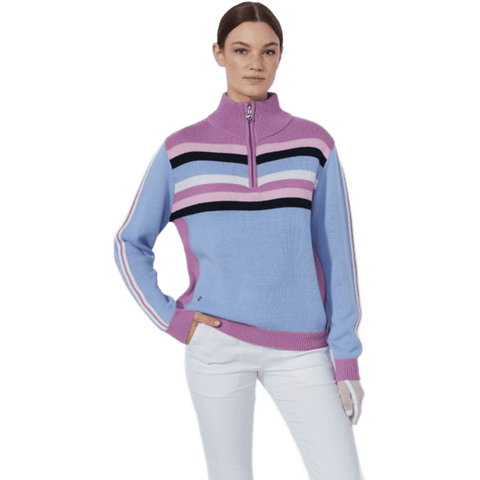 Multi-Striped Pullover Damen