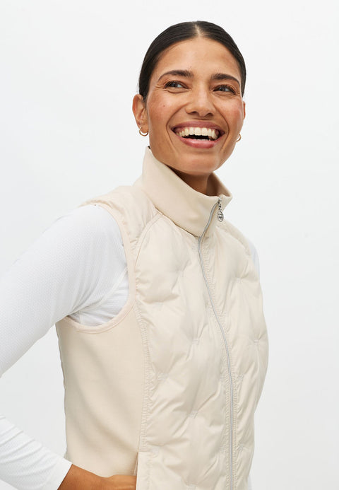 Padded Windbreaker Weste Damen