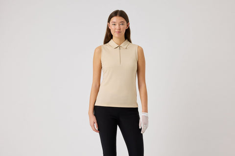 Peoria Sleeveless Poloshirt Damen