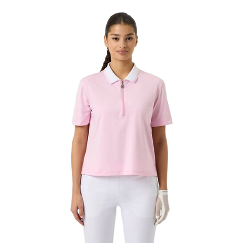 Cropped SS Poloshirt Damen