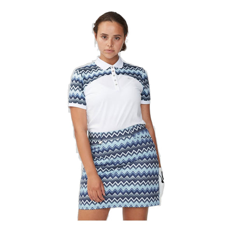 Element Block Polo Zigzag Polo Damen