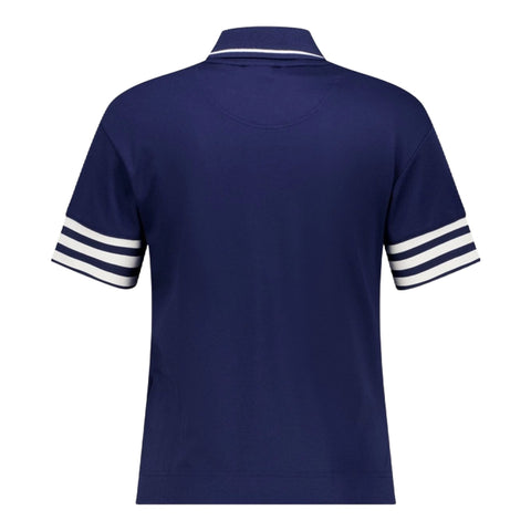 3-Streifen Poloshirt Damen
