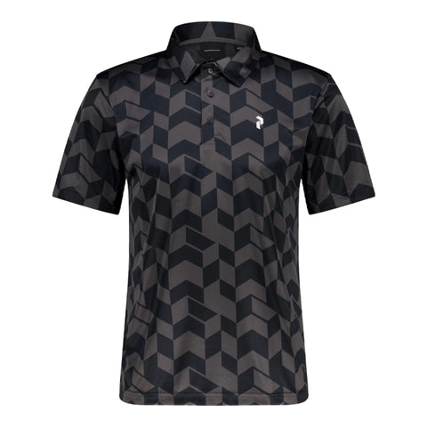 Graphic Short Sleeve Polo Herren