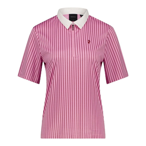 Graphic Zip Polo Damen