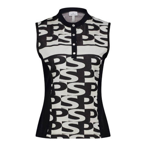 Ärmelloses Poloshirt Damen