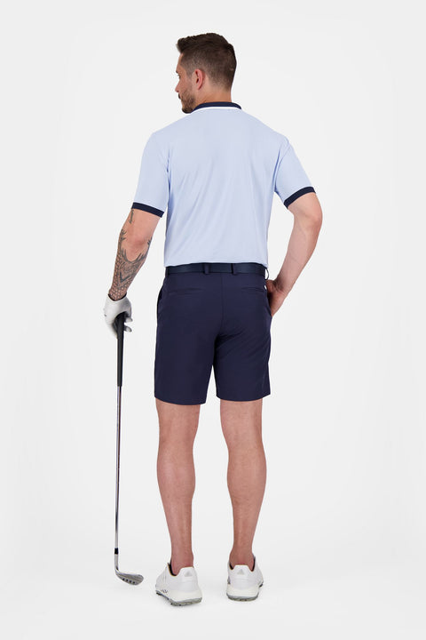 Embossed Logo Piqué Slim Fit Poloshirt Herren