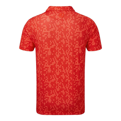 Digital Camo Print Lisle Polo Herren