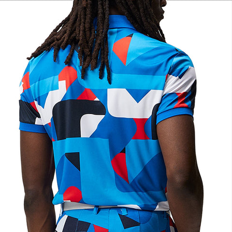 Tour Tech Print Polo Herren