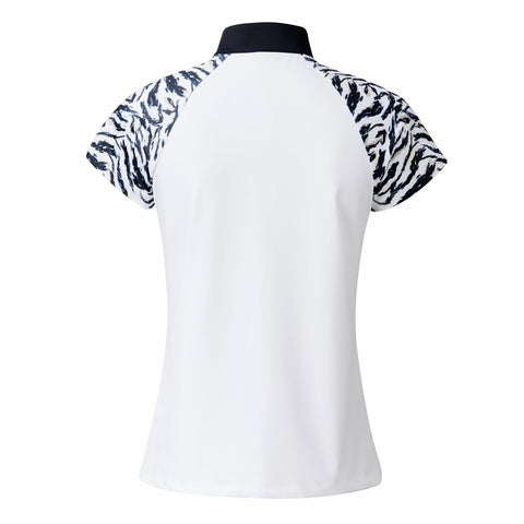 Lens Capsleeve Jersey Poloshirt Damen