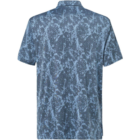 Marble Jacquard Poloshirt Herren